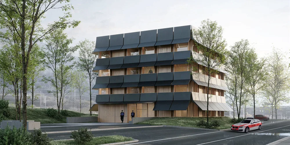 Visualisierung VSP Chur Comamala Ismail Architectes
