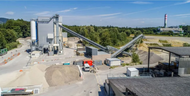 KLARK Klimabeton beim Aarebeton Betonwerk Buchs